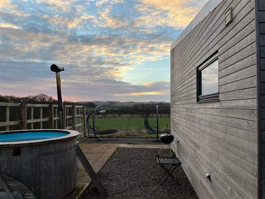 Hot tub with a view